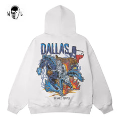 Warren Lotas Dallas The Grill Master Hoodie - White