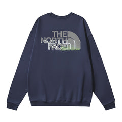 The North Face Oversized Half Dome Logo Crewneck Sweatshirt – Navy