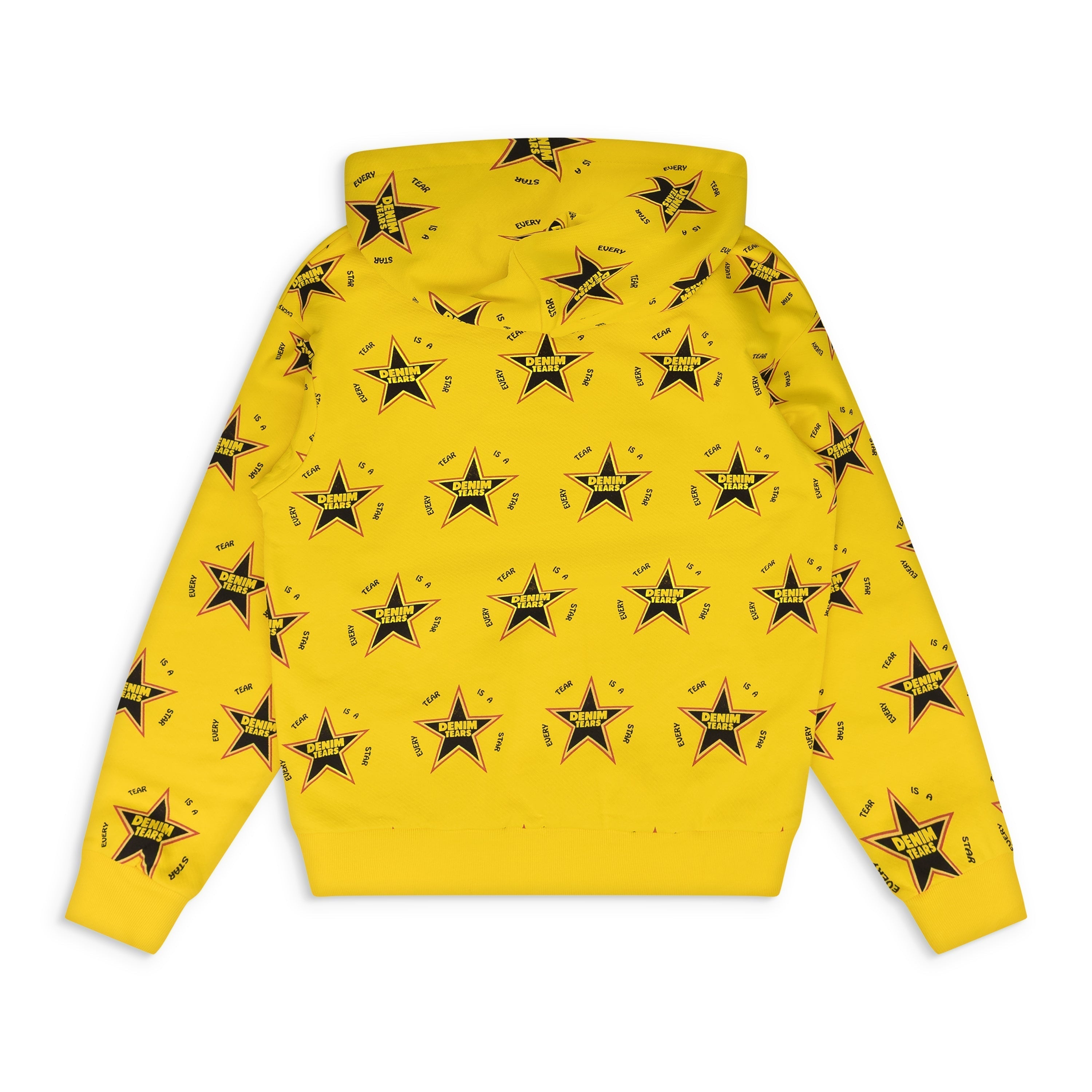 Denim Tears Yellow Every Tear Is A Star All Over Hoodie