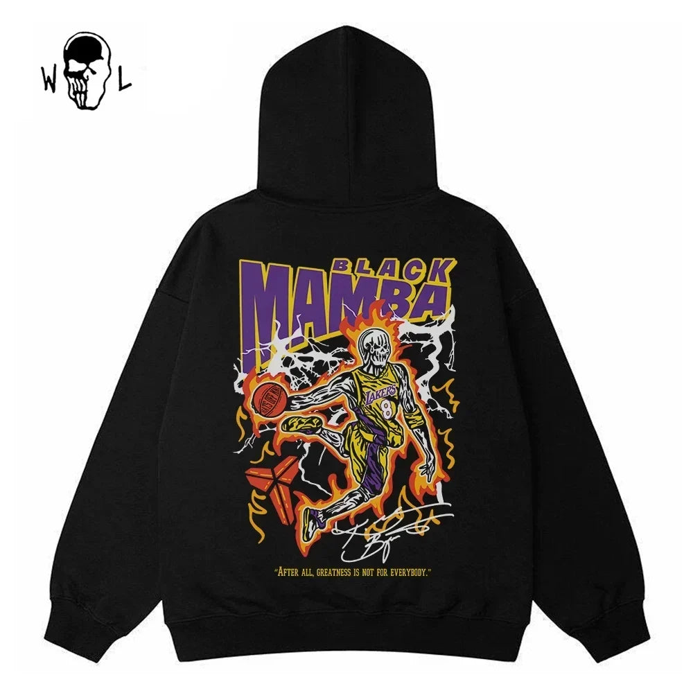 Warren Lotas Black Mamba Hoodie - Black