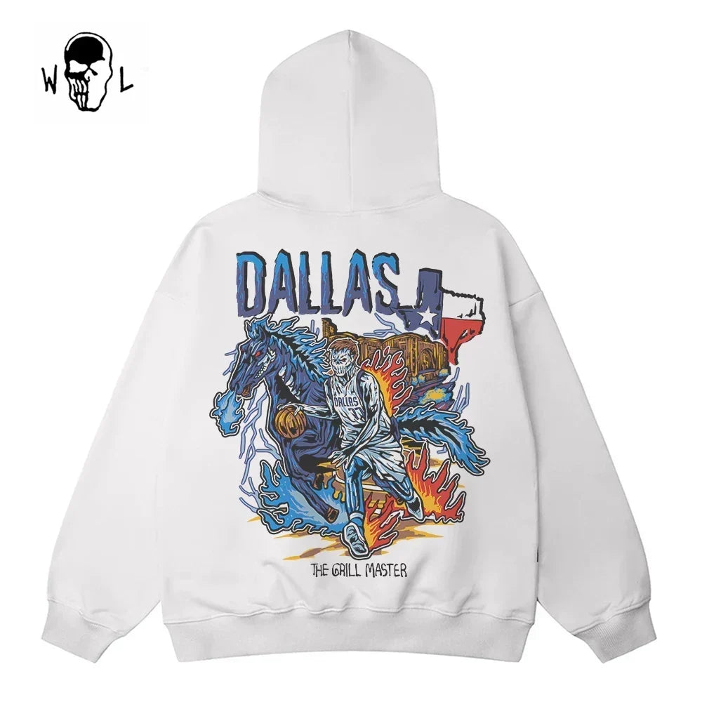 Warren Lotas Dallas The Grill Master Hoodie - White