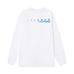 The North Face Explorer Graphic Long Sleeve T-Shirt – White