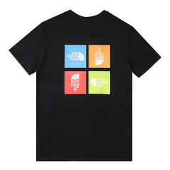 The North Face Quad Box Logo Black T-Shirt